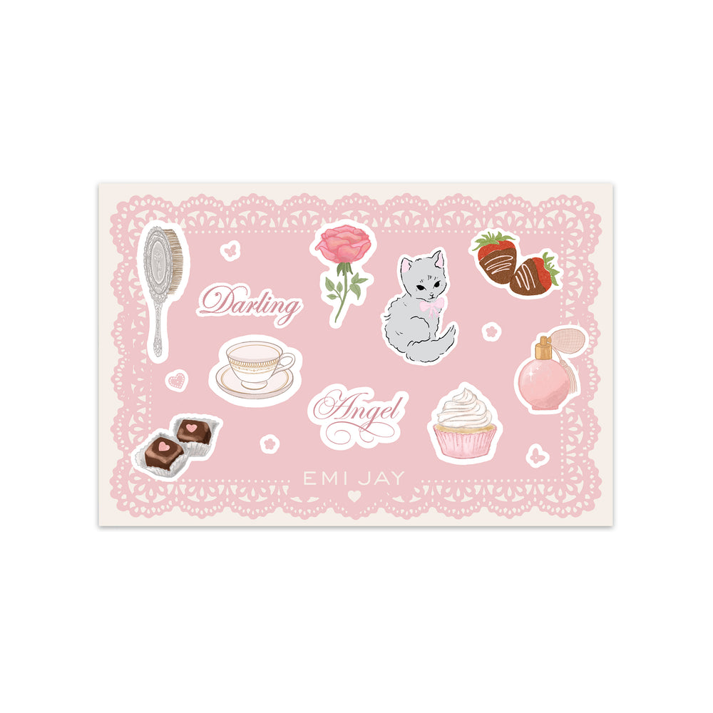 Pink_Chantilly_Sticker_set