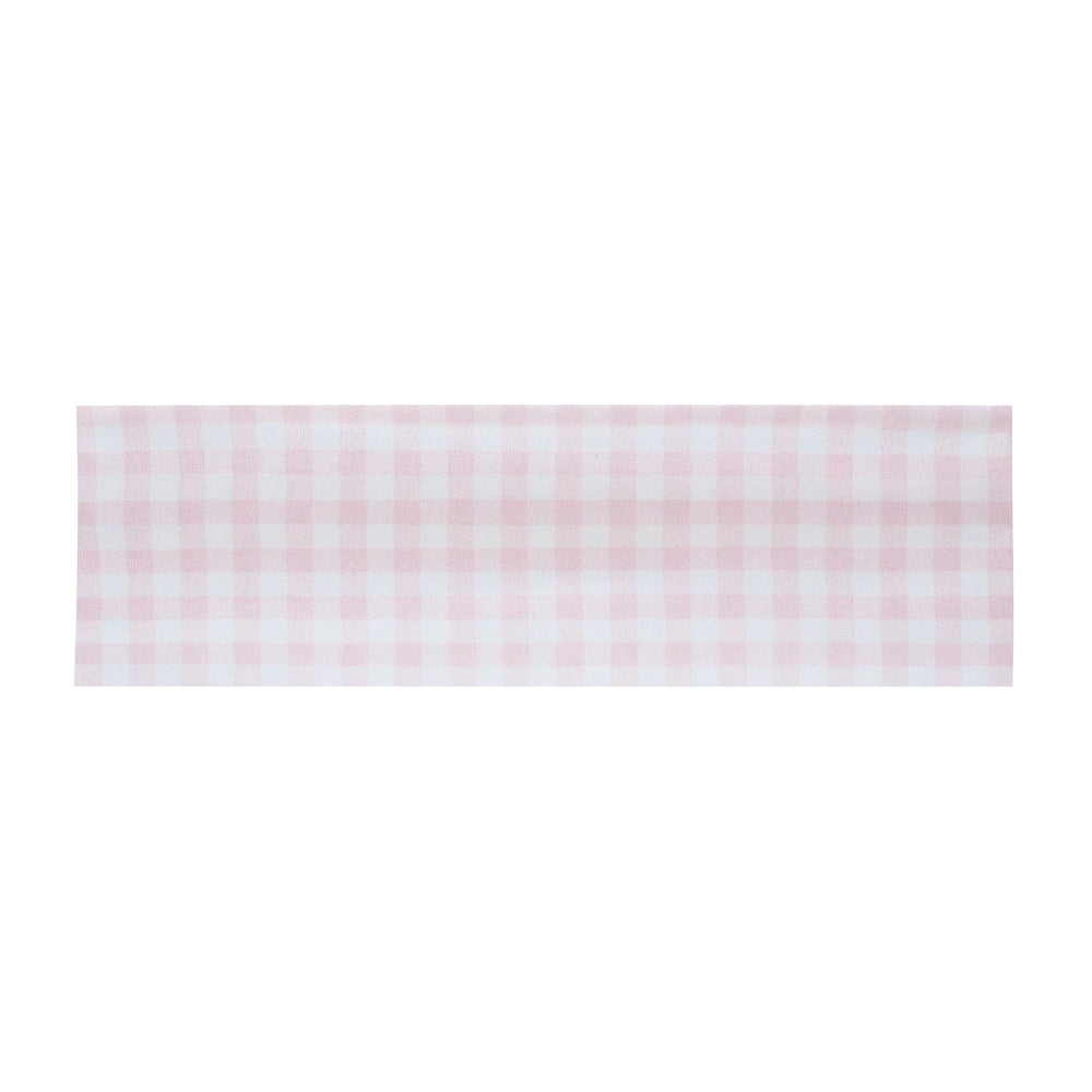 ginghamheadbandinbabypinkgingham