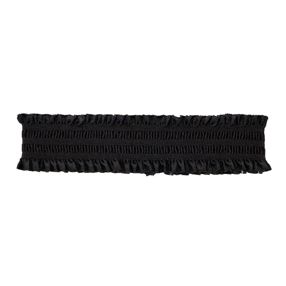 ruffleheadbandinnoir